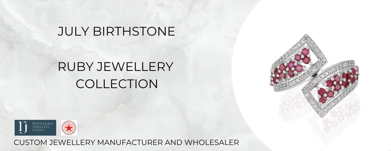 July birthstone ruby collection