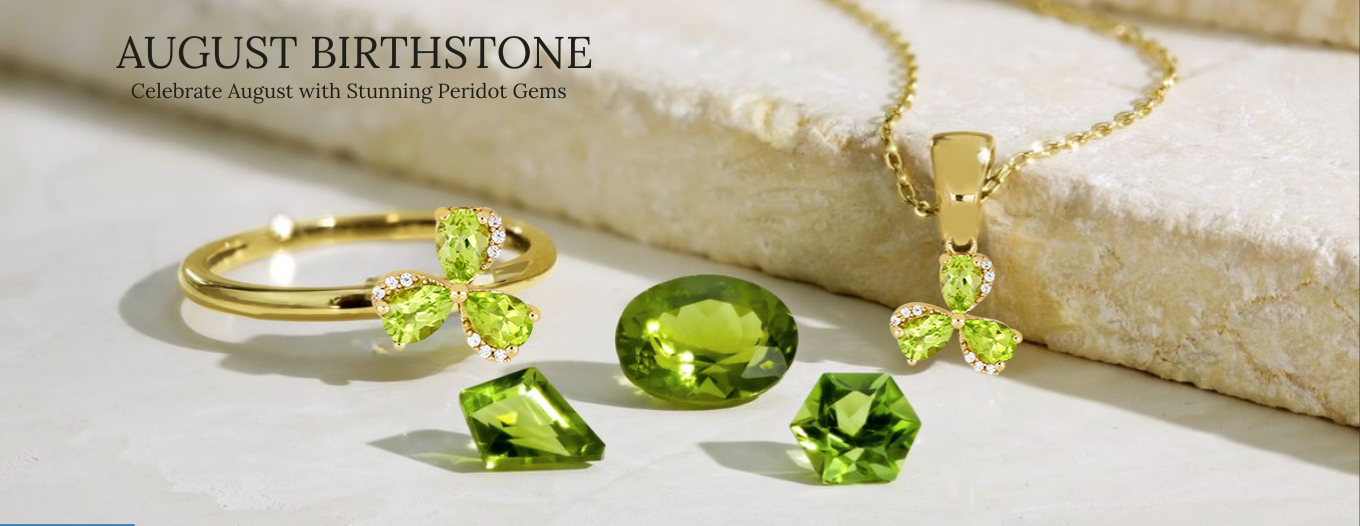August Birthstone Jewellery Collection