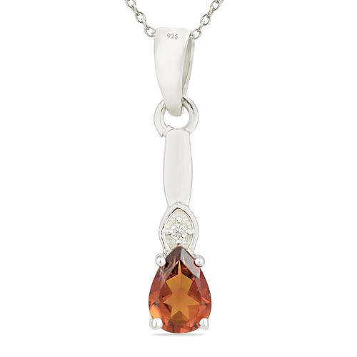 BUY MADIERA CITRINE CLASSIC PENDANT IN 925 STERLING SILVER 
