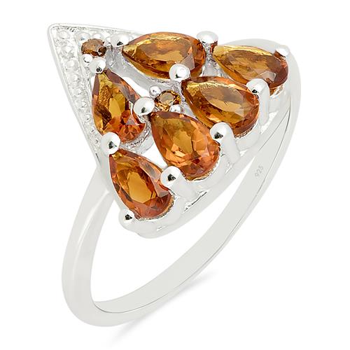 BUY MADEIRA CITRINE FANCY RING IN 925 STERLING SILVER 