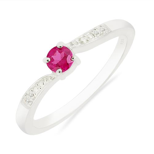 BUY NATURAL PINK TOPAZ GEMSTONE CLASSIC RING IN 925 SILVER 