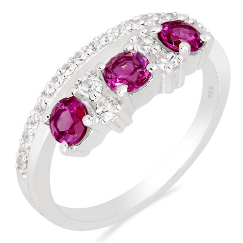 BUY 925 SILVER NATURAL PINK TOPAZ GEMSTONE RING