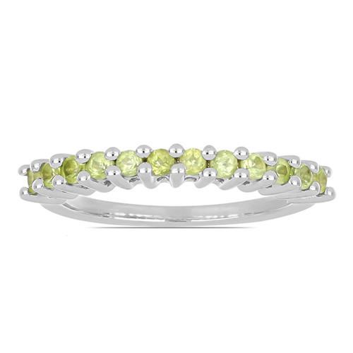 BUY NATURAL PERIDOT GEMSTONE RING IN 925 STERLING SILVER