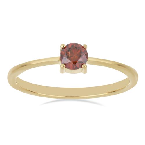 BUY 14K GOLD REAL GARNET GEMSTONE RING