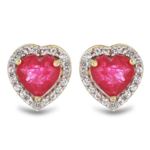 BUY STERLING SILVER NATURAL ROSE QUARTZ GEMSTONE EARRINGS 
