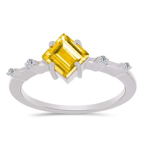 BUY 925 SILVER WITH CITRINE GEMSTONE RINGS
