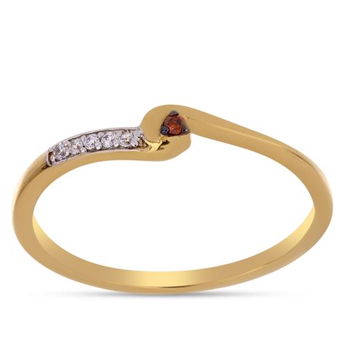 BUY RED DIAMOND GEMSTONE RING IN 925 SILVER 