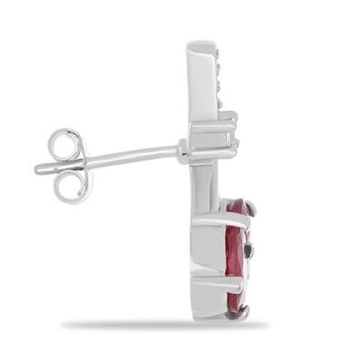 WHOLESALE STERLING SILVER GARNET GEMSTONE EARRINGS FOR BULK BUYERS – JEWELPIN