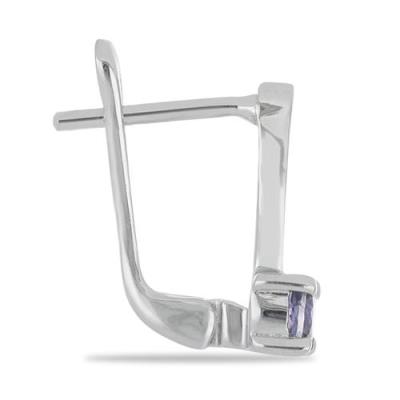 BUY 925 STERLING SILVER NATURAL IOLITE GEMSTONE SINGLE STONE EARRINGS – BULK JEWELRY SUPPLIER