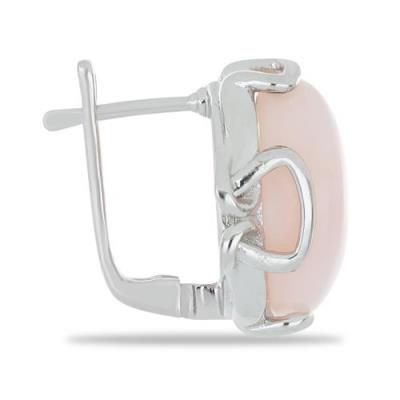 BUY 925 SILVER NATURAL ROSE QUARTZ GEMSTONE EARRINGS – BULK JEWELRY SUPPLIER