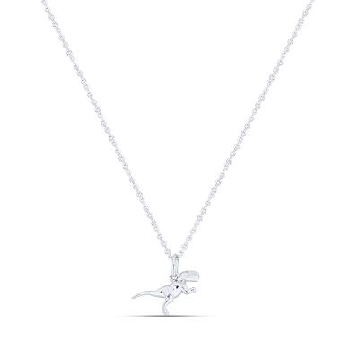 BUY STERLING SILVER DINOSAUR PLAIN NECKLACE