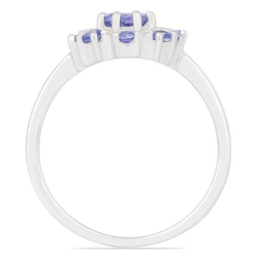 BUY TANZANITE GEMSTONE RING IN 925 SILVER