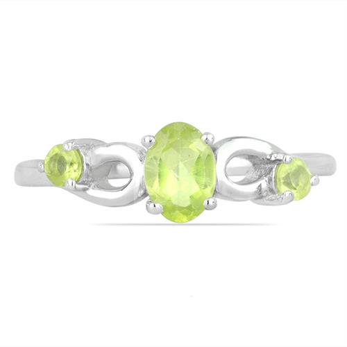 BUY NATURAL PERIDOT GEMSTONE PENDANT IN 925 SILVER