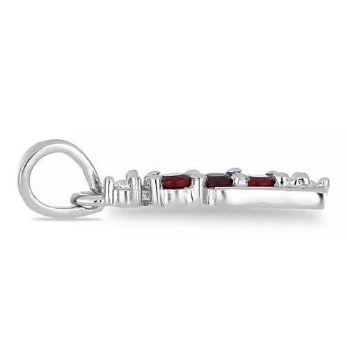 BUY 925 SILVER NATURAL GARNET GEMSTONE PENDANT