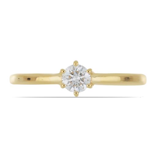 BUY 14K GOLD  NATURAL WHITE TOPAZ GEMSTONE RING 