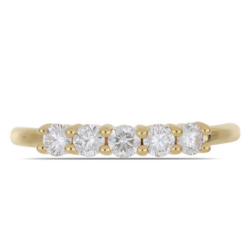 BUY 14K GOLD NATURAL WHITE TOPAZ GEMSTONE RING  