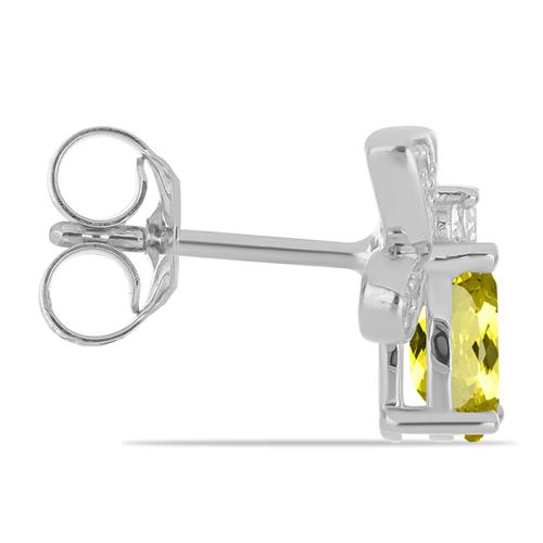 BUY NATURAL CITRINE GEMSTONE EARRING IN 925 SILVER
