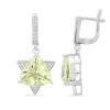 BUY NATURAL LEMON TOPAZ GEMSTONE CLASSIC EARRINGS IN 925 SILVER 