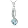 BUY REAL SKY BLUE TOPAZ GEMSTONE CLASSIC PENDANT IN 925 SILVER