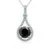 BUY 925 SILVER REAL BLACK ONYX GEMSTONE CLASSIC PENDANT