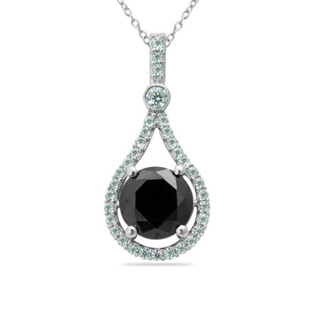 BUY 925 SILVER REAL BLACK ONYX GEMSTONE CLASSIC PENDANT