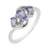 BUY STERLING SILVER TANZANITE GEMSTONE RING 