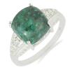 BUY 925 STERLING SILVER CLASSIC RING WITH NATURAL CHRYSOCOLLA GEMSTONE