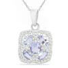 BUY 925 STERLING SILVER NATURAL TANZANITE STONE UNIQUE PENDANT