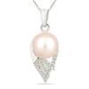 BUY NATURAL PEACH PEARL GEMSTONE PENDANT IN 925 SILVER 