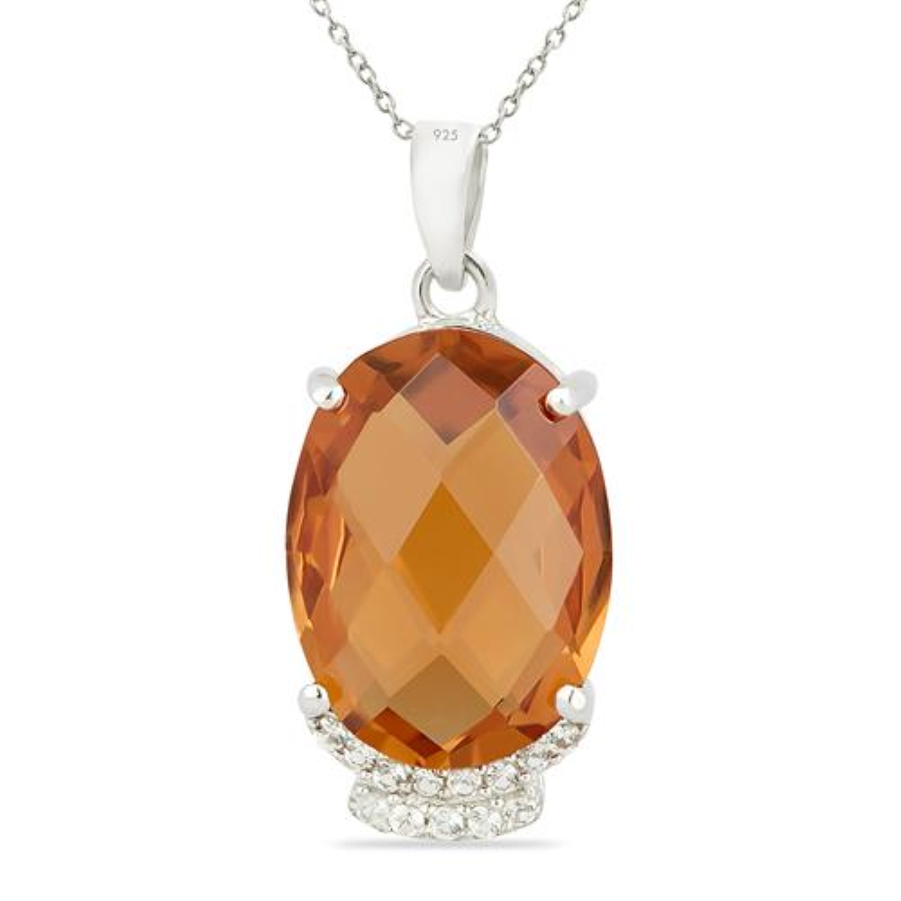 BUY 925 SILVER NANO ZULTANITE GEMSTONE BIG STONE PENDANT