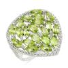 BUY REAL PERIDOT GEMSTONE STYLISH RING IN 925 SILVER