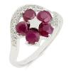 BUY STERLING SILVER PRECIOUS RUBY GEMSTONE RING