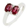 BUY STERLING SILVER NATURAL RHODOLITE GEMSTONE RING