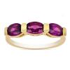 BUY STERLING SILVER GOLD PLATED RHODOLITE GEMSTONE UNIQUE  RING