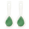 BUY 925 STERLING SILVER NATURAL EMERALD GEMSTONE EARRINGS – BULK WHOLESALE SUPPLIER USA & EUROPE | JEWELPIN