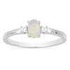 BUY REAL ETHIOPIAN OPAL GEMSTONE CLASSIC RING IN 925 SILVER