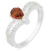 BUY NATURAL MADEIRA CITRINE GEMSTONE CLASSIC RING IN 925 SILVER