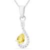 BUY 925 SILVER NATURAL CITRINE GEMSTONE CLASSIC PENDANT