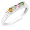 BUY 925 SILVER REAL MULTI TOURMALINE GEMSTONE RING