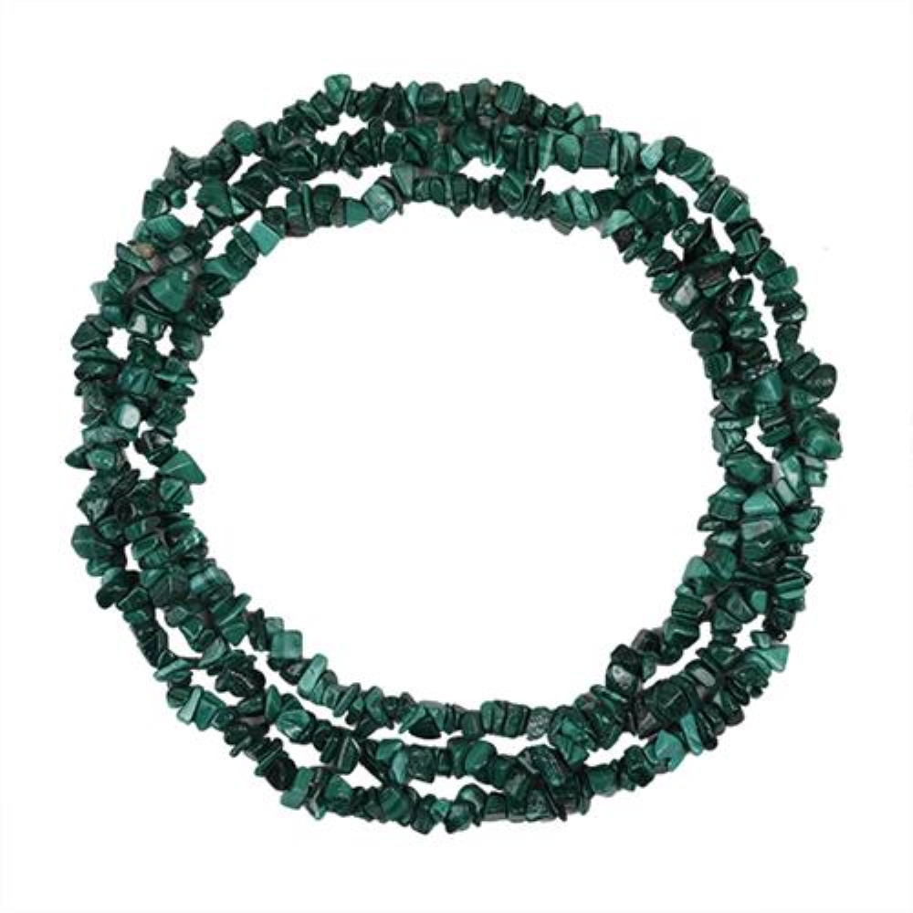 BUY REAL MALCHITE GEMSTONE NUGGET NECKLACE IN 925 SILVER