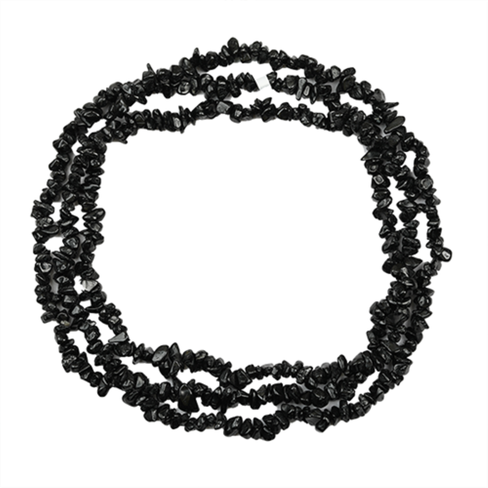 BUY STERLING SILVER NATURAL BLACK ONYX GEMSTONE NUGGET NECKLACE