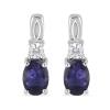 BUY 925 SILVER REAL IOLITE GEMSTONE CLASSIC EARRINGS
