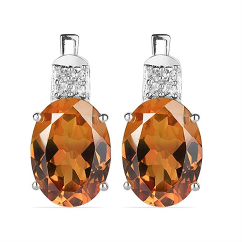 BUY STERLING SILVER NATURAL NANO ZULTANITE BIG GEMSTONE EARRINGS