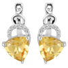 REAL CITRINE GEMSTONE EARRINGS IN 925 STERLING SILVER | JEWELPIN B2B SUPPLIER