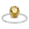 BUY 925 STERLING SILVER NATURAL CITRINE GEMSTONE RING