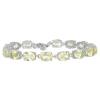 REAL LEMON TOPAZ GEMSTONE BRACELET IN 925 SILVER 