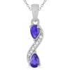 BUY STERLING SILVER NATURAL IOLITE GEMSTONE PENDANT