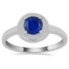BUY 925 SILVER AUSTRALIAN BLUE SAPPHIRE GEMSTONE RING
