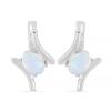 BUY 925 STERLING SILVER NATURAL ETHIOPIAN OPAL GEMSTONE EARRINGS