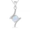 BUY NATURAL ETHIOPIAN  OPAL GEMSTONE PENDANT IN STERLING SILVER